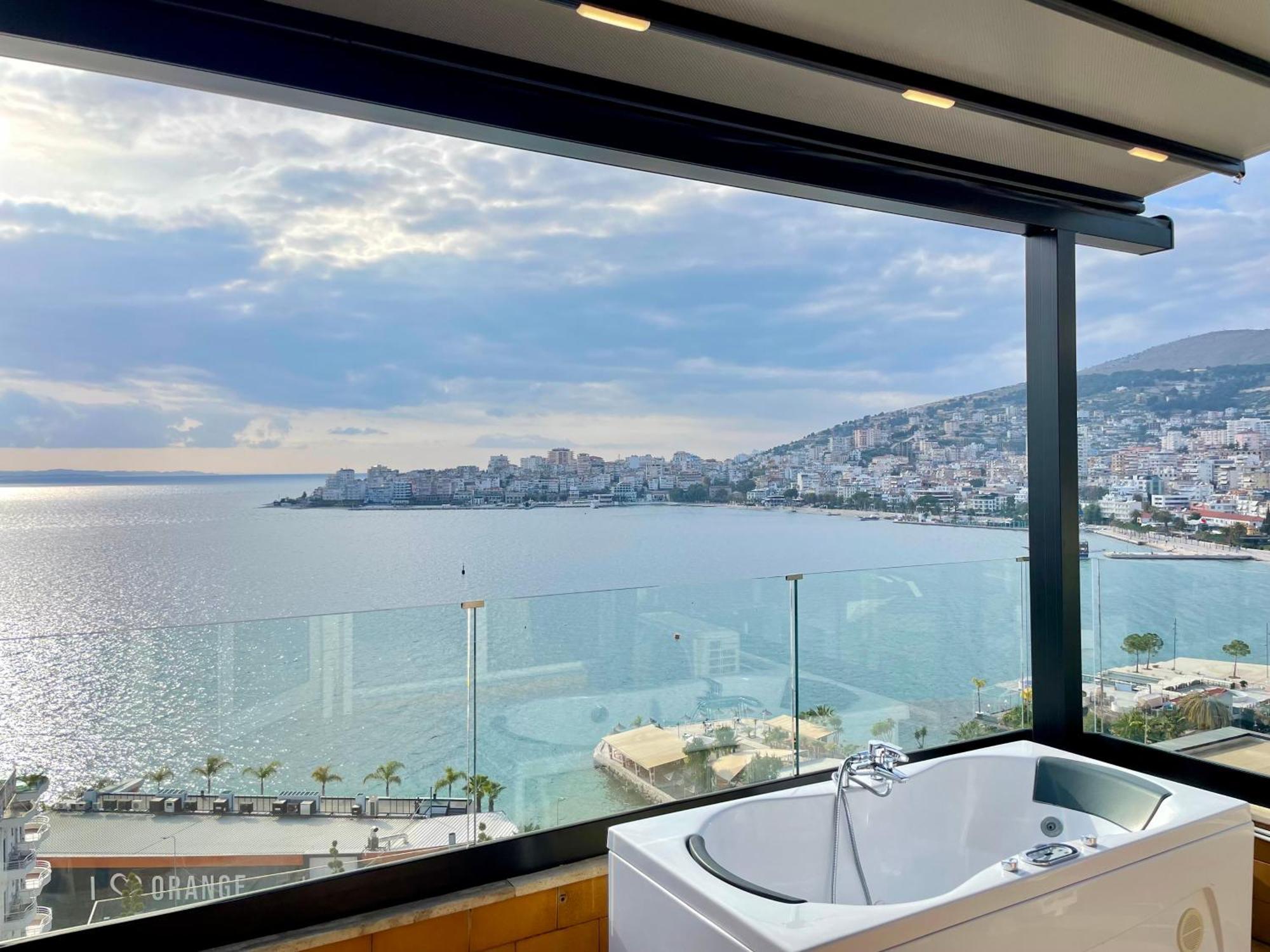 Seaview Golden Penthouse Διαμέρισμα Σαράντα Εξωτερικό φωτογραφία